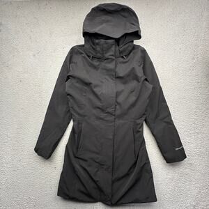 Patagonia Tres Parka 28409 Shell Only Jacket Womens XS Hooded Zip Button h2no